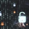 Man touching unlocked padlock showing nation-state hackers and zero-day vulnerabilities