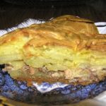 Пирог с сайрой в духовке