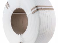 Упаковочная полипропиленовая лента белая для складов и логистики