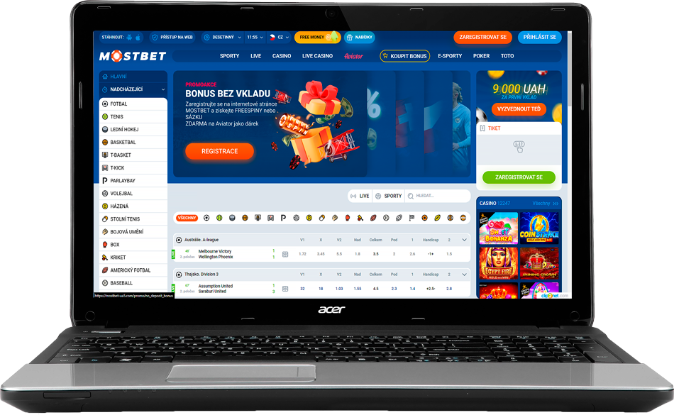 Mostbet sázkové kanceláře