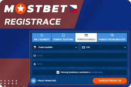 Registrace v Mostbet