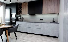 Почему простая форма прямой кухни удобнее сложных планировок: торжество эргономики и минимализма