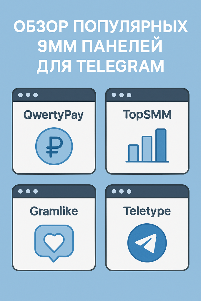 Обзор популярных SMM панелей для Telegram