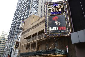 Theatre Marquee unveiling for "Hadestown", a musical by singer-songwriter Anais Mitchell and directed by Rachel Chavkin, at the Walter Kerr Theatre on January 4, 2019 in New York City.
