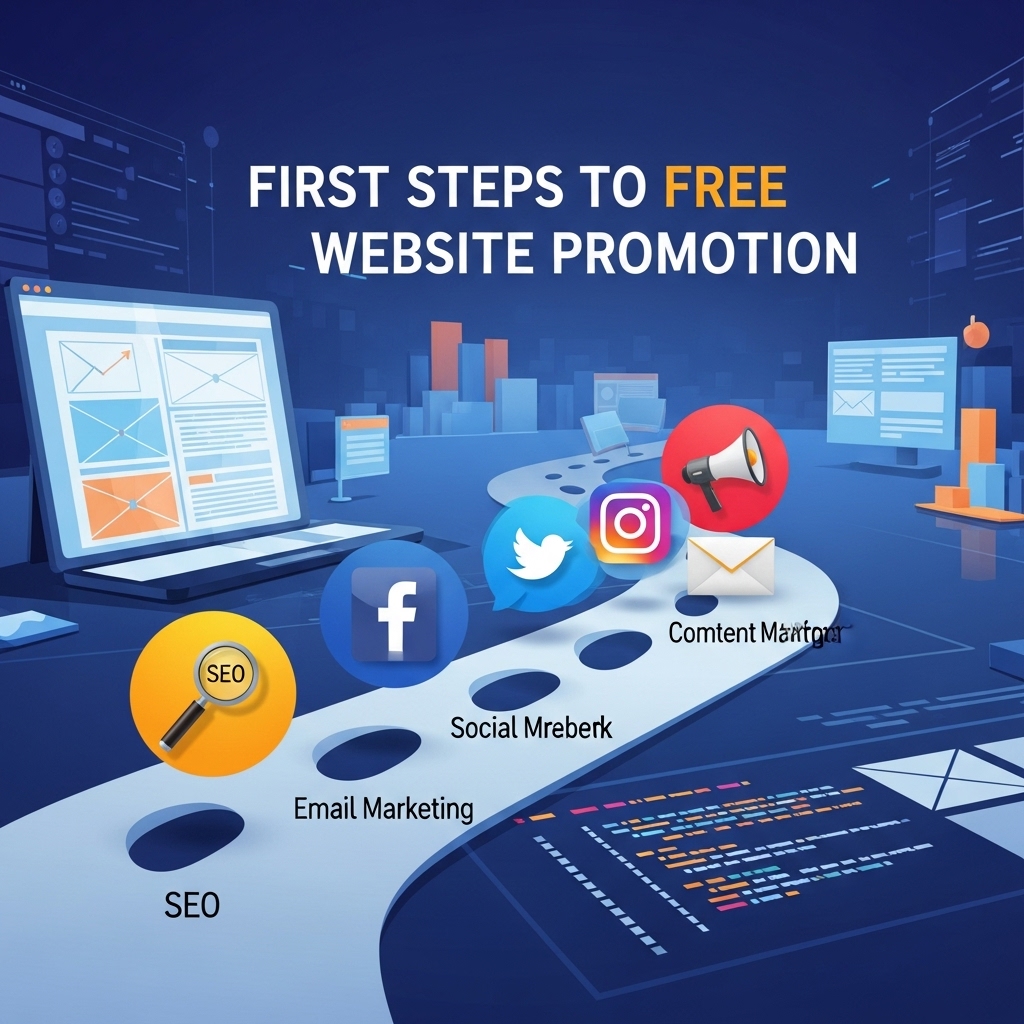 Первые Шаги к Бесплатной Раскрутке Сайта